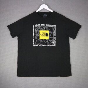 The North Face Never Stop Exploring Faded Black Tee Mens XL